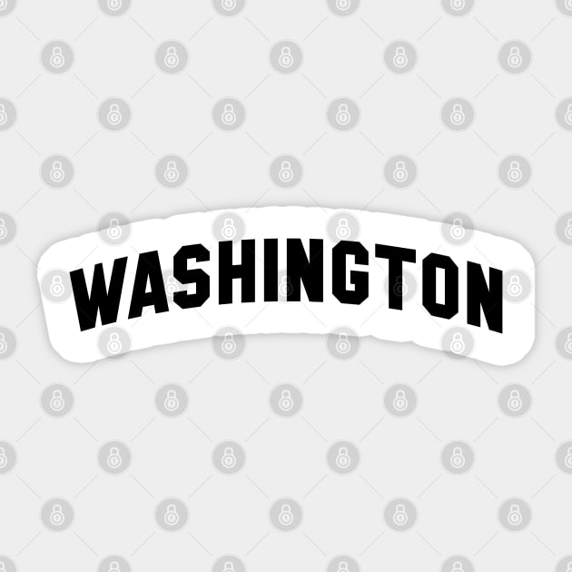 Washington Sticker by Texevod